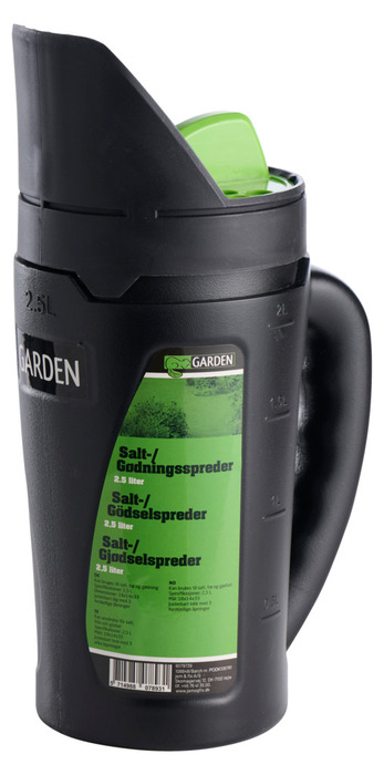 Gödnings-/saltspridare 2,5 L Garden